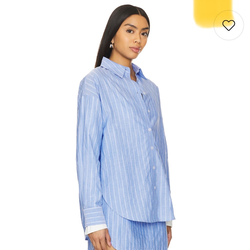 Mer Button Down Top and Skirt Set XS